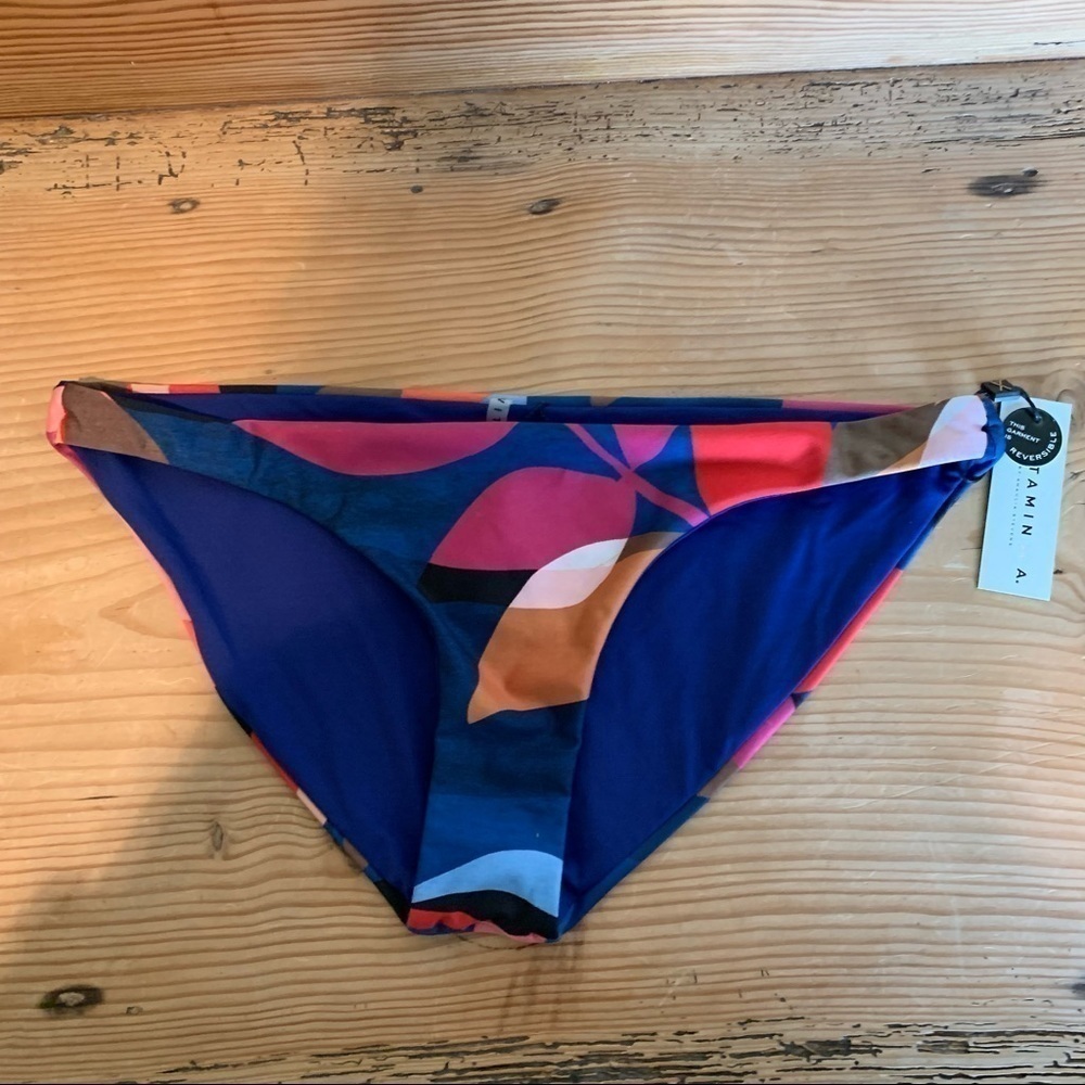 Vitamin A Formentera print bikini bottom